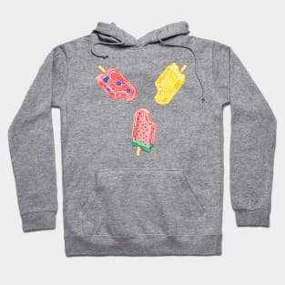 Fruit popsicles bundle/pattern Hoodie